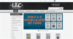 Desktop Screenshot of lccoins.com